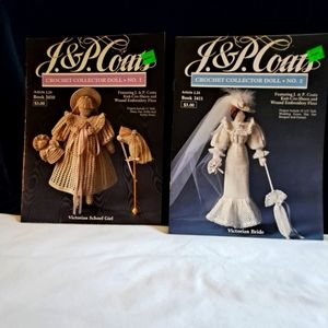 J.&P. Coats Crochet Collector Doll #1 & #2